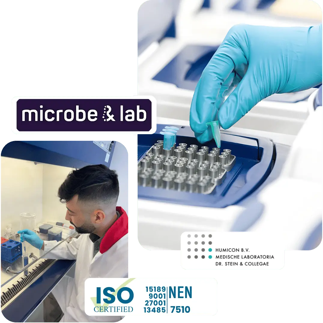 Professioneel medisch laboratorium gecertificeerd volgens ISO 15189 normen voor betrouwbare thuistesten.